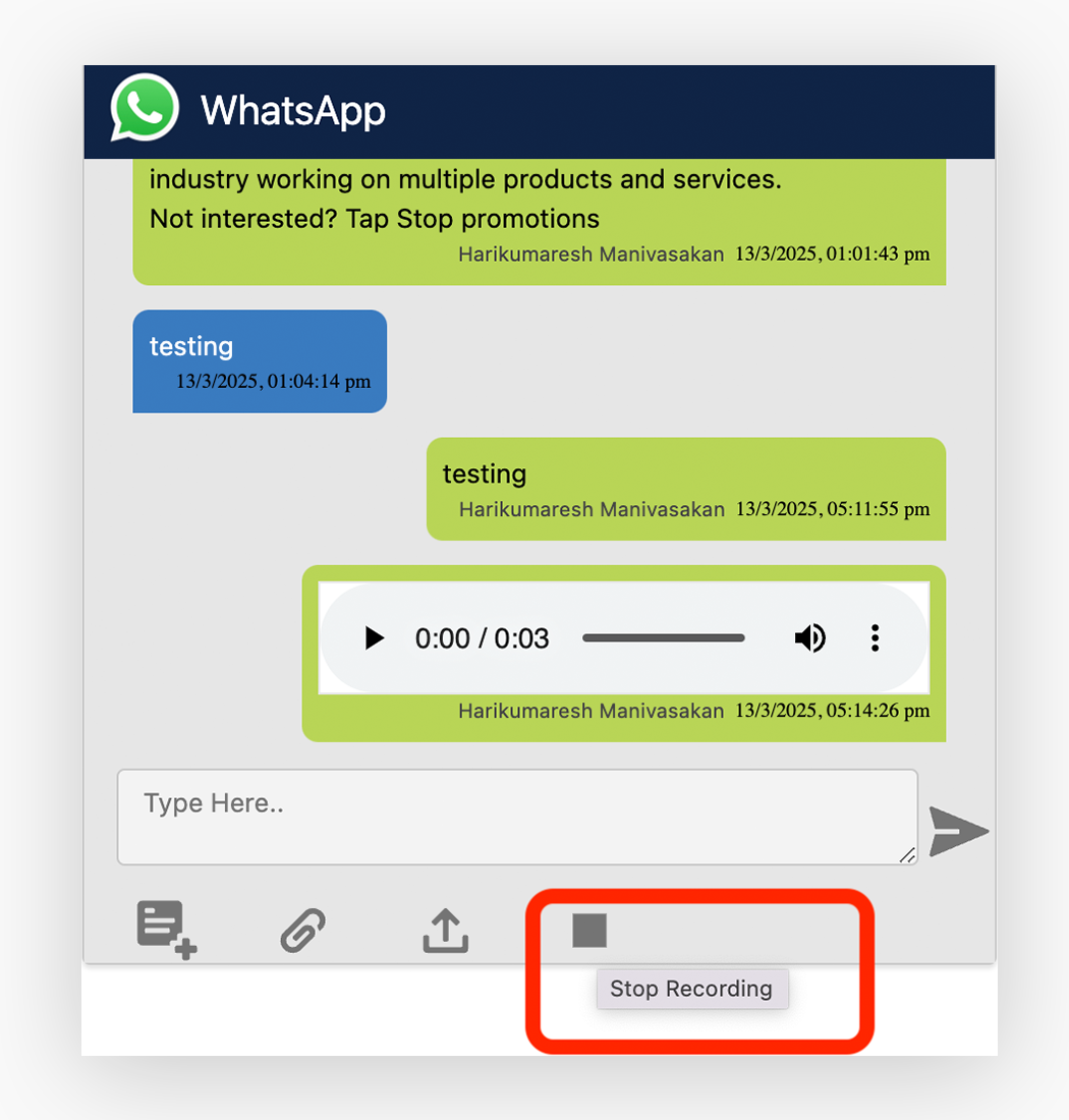 WhatsApp hiring solution